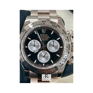 Rolex Daytona Black Dial Chronograph 40mm | Stainless Steel Oyster Bracelet Tachymeter Watch